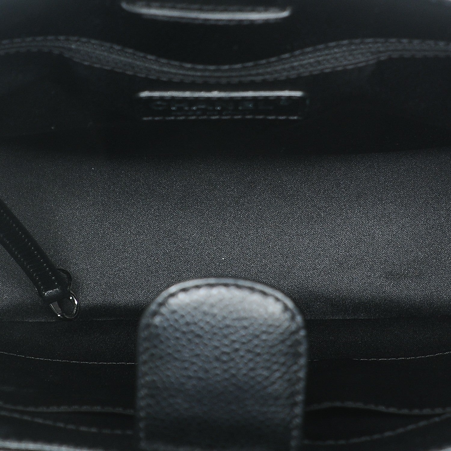 Chanel Caviar Quilted Petit Shopping Tote PST Black 5 of 7