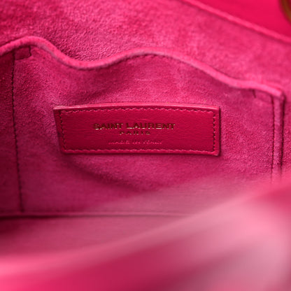 Saint Laurent Calfskin Nano Sac De Jour Lipstick Fuchsia 6 of 23