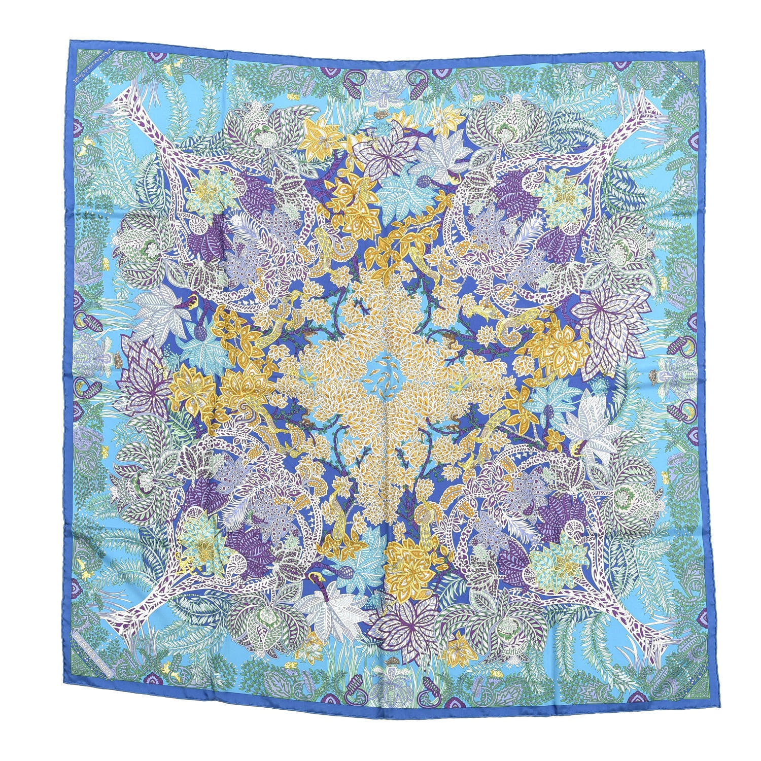 Hermes Silk Maitres de la Foret Scarf 90 1 of 3