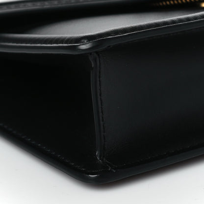 Dolce & Gabbana Smooth Calfskin Small Devotion Envelope Top Handle Bag Black 8 of 9