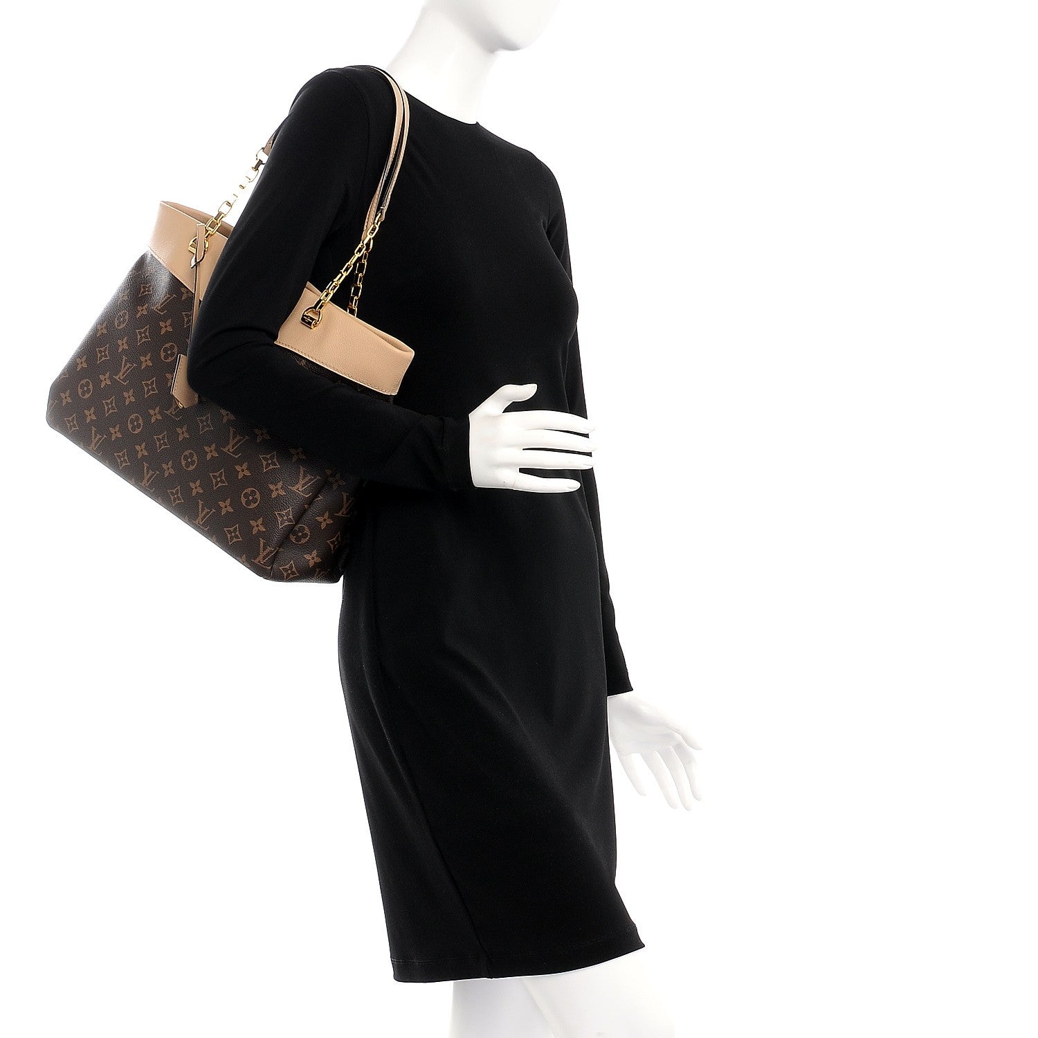 Louis Vuitton Monogram Pallas Shopper Dune 2 of 7