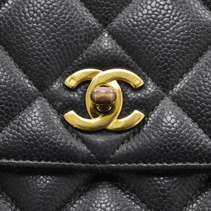 Chanel Caviar Quilted Flap Shoulder Bag Black 12 of 12