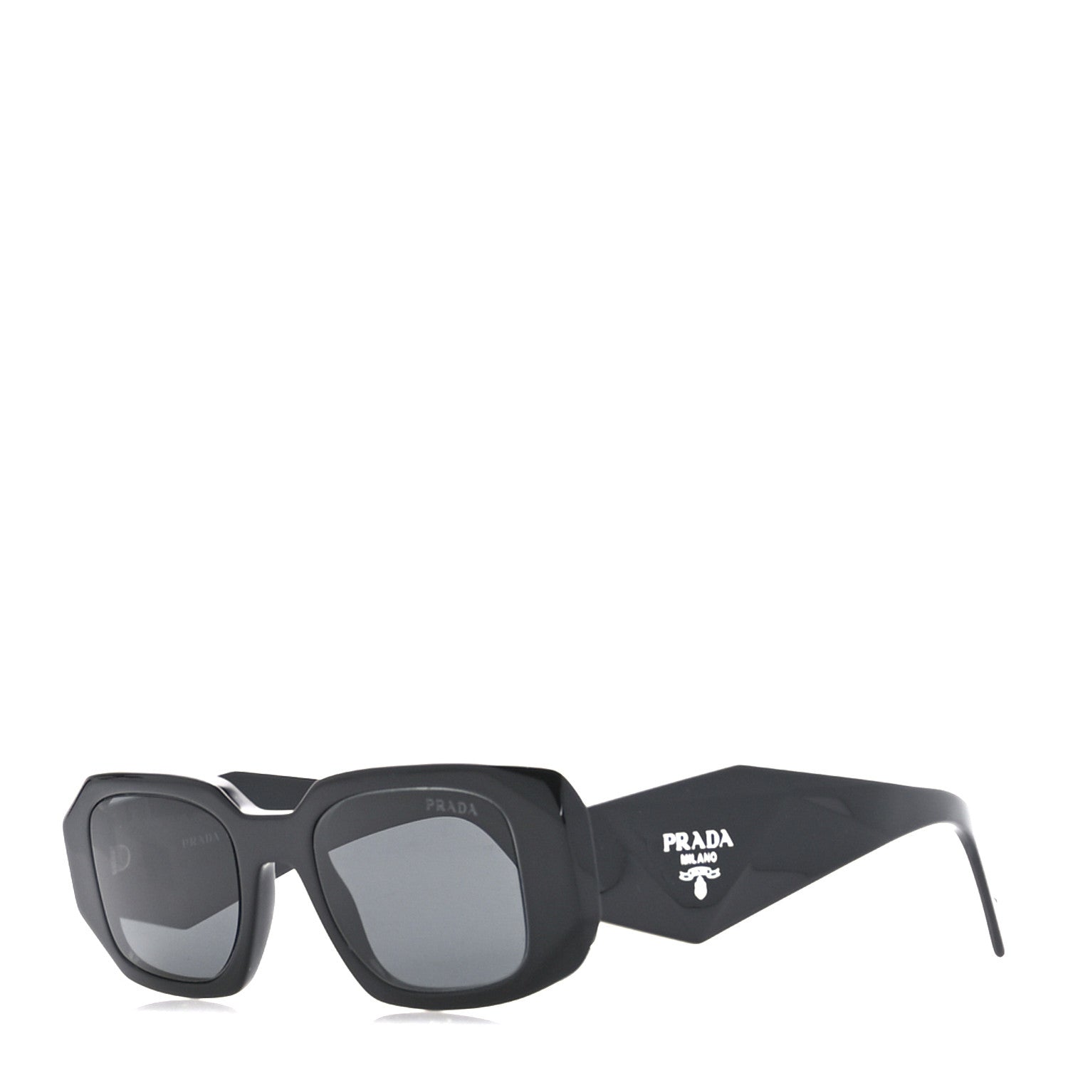 Prada Acetate Symbole Sunglasses SPR 17W Black 1 of 7