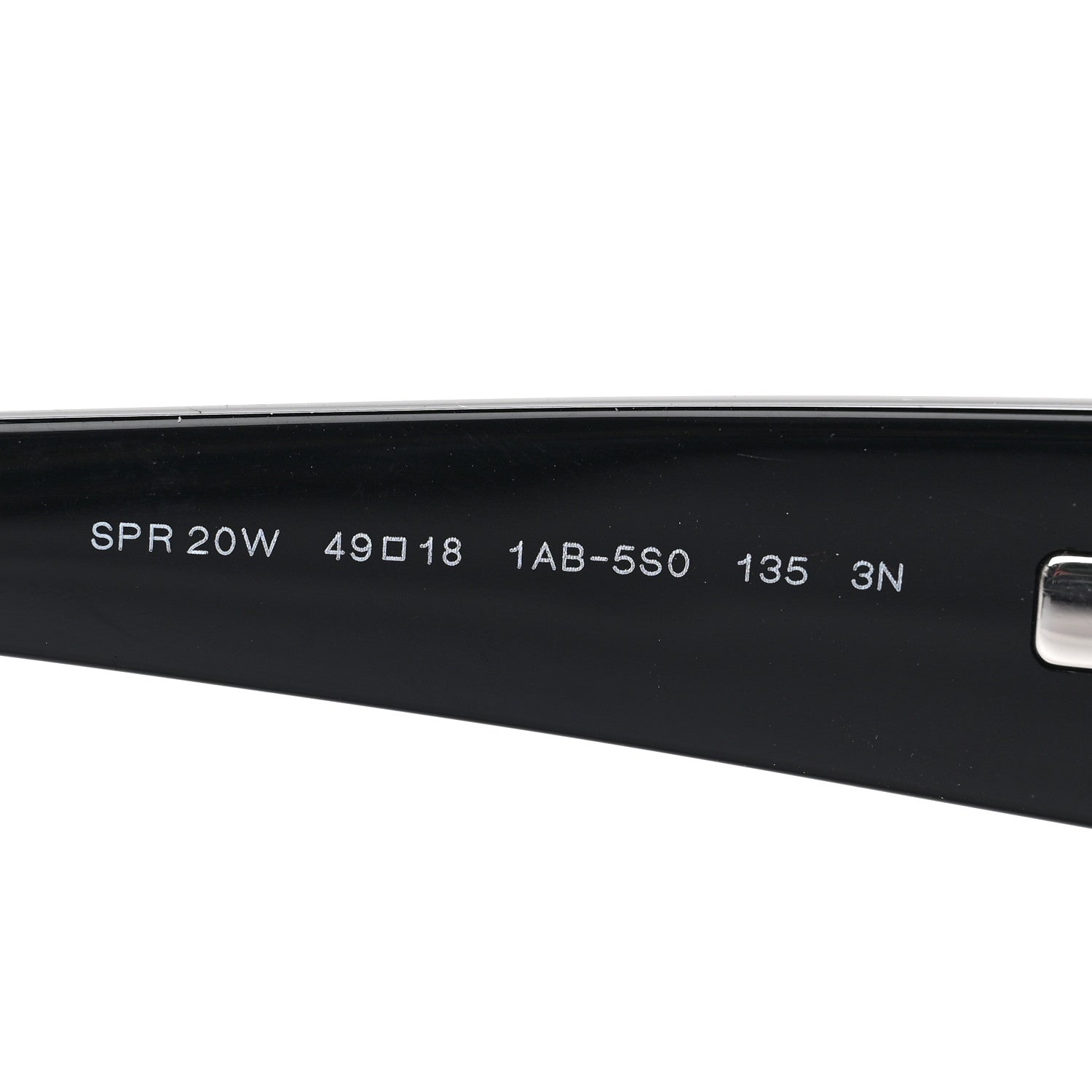Prada Acetate Sunglasses SPR 20W Black 7 of 8