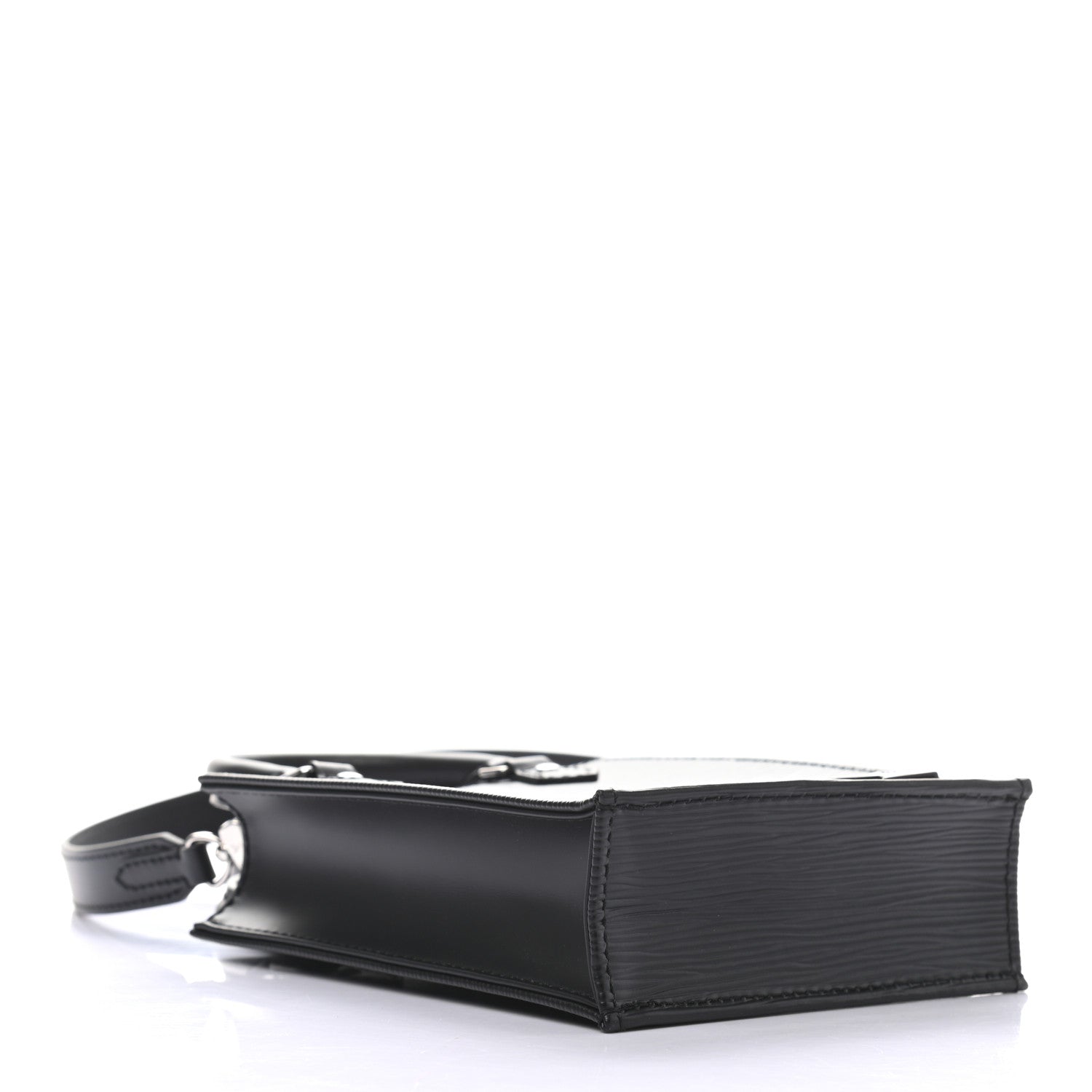 Louis Vuitton Epi Petit Sac Plat Black 4 of 8