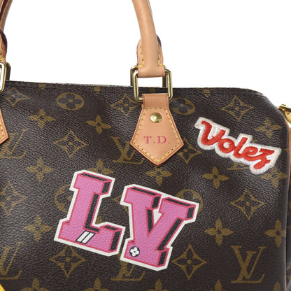 Louis Vuitton Monogram Patches Speedy Bandouliere 30 12 of 13
