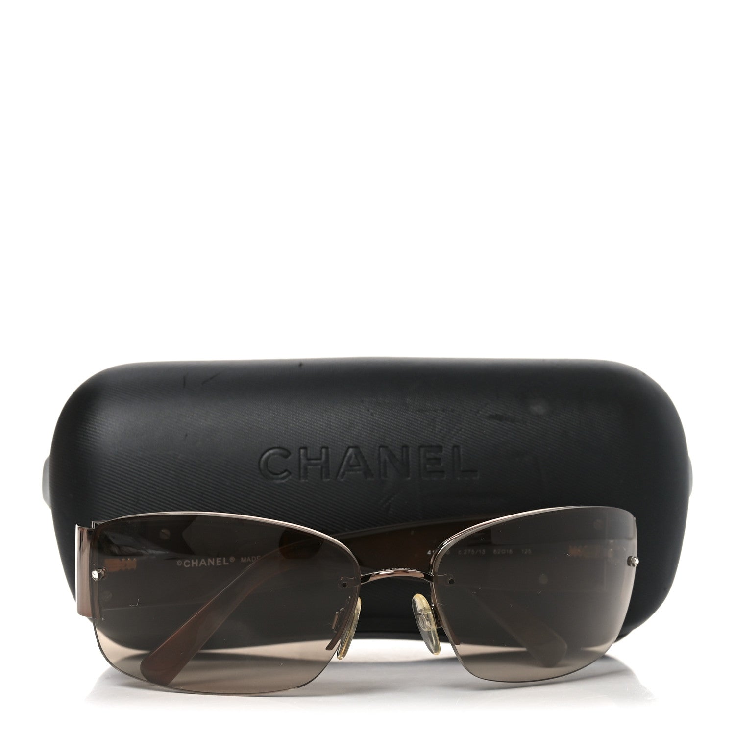 Chanel Crystal CC Sunglasses 4117-B Tortoise 1833210 – FASHIONPHILE
