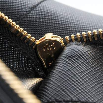 Prada Saffiano Lux Small Double Zip Tote Nero Black 11 of 11