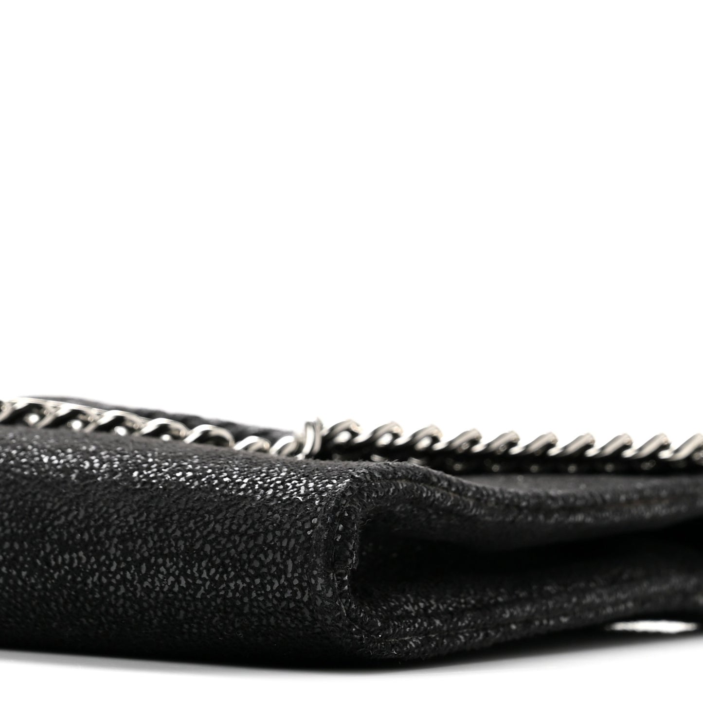 Shaggy Deer Mini Falabella Crossbody Bag Black