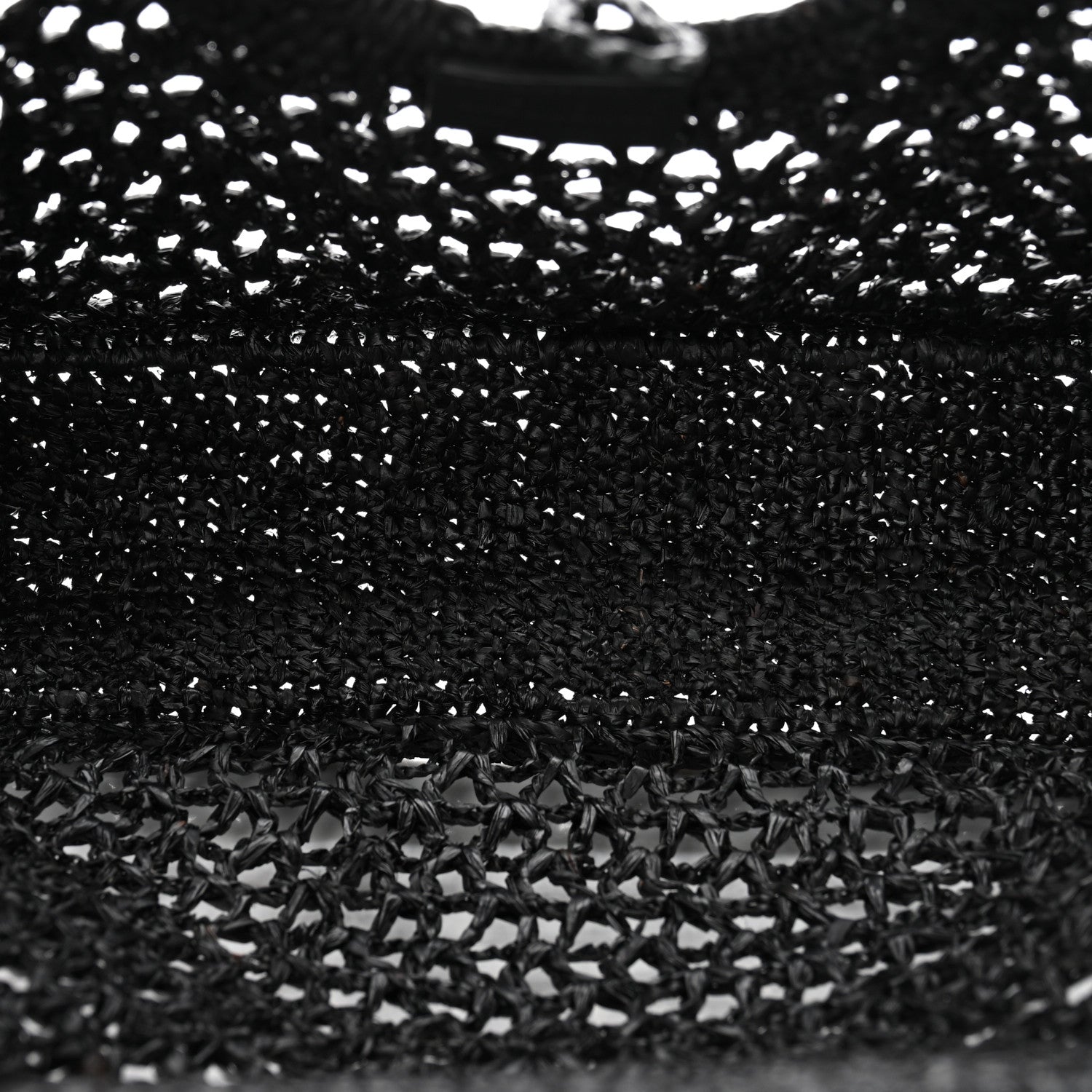 Jacquemus Raffia Le Petite Carre Spiaggia Square Tote Black 5 of 10