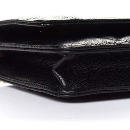 Chanel Caviar Quilted Wallet On Chain WOC Black 8 of 10