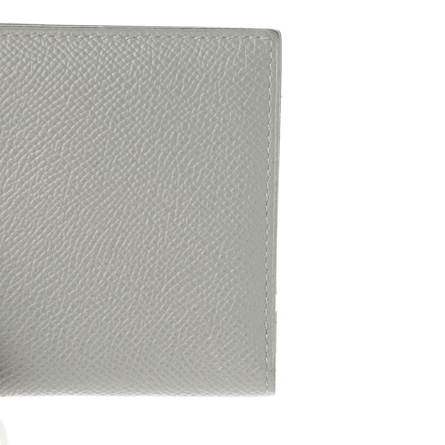 Hermes Epsom Bearn Gusset Wallet Gris Mouette 10 of 11