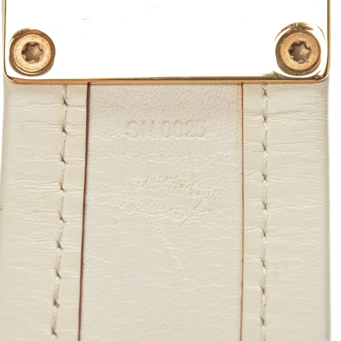 Chèvre Suhali S Lock Bracelet M White