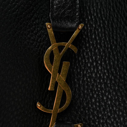 Saint Laurent Grained Deerskin Bea Tote Black 11 of 12
