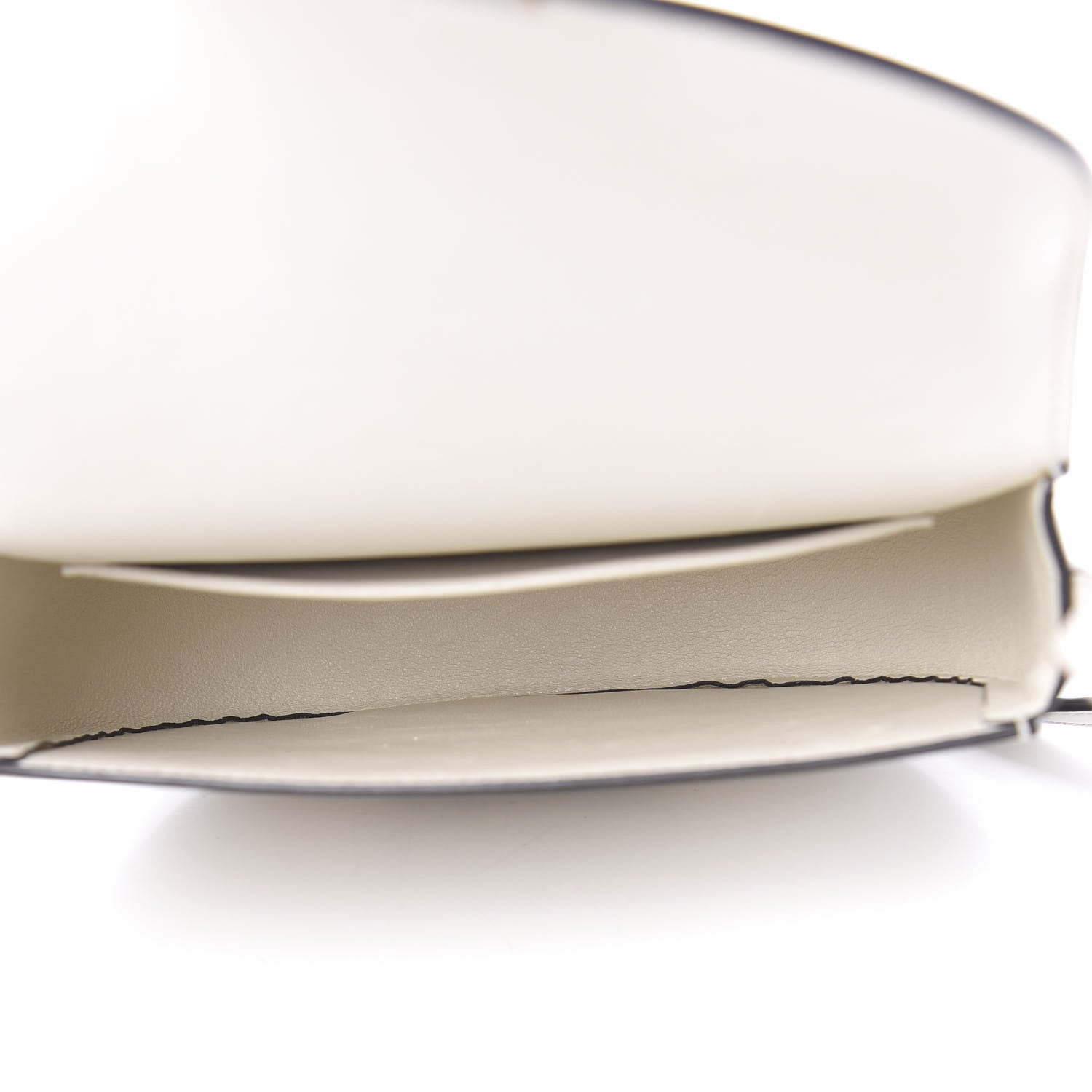 Celine Smooth Calfskin Small Trotteur White 5 of 10