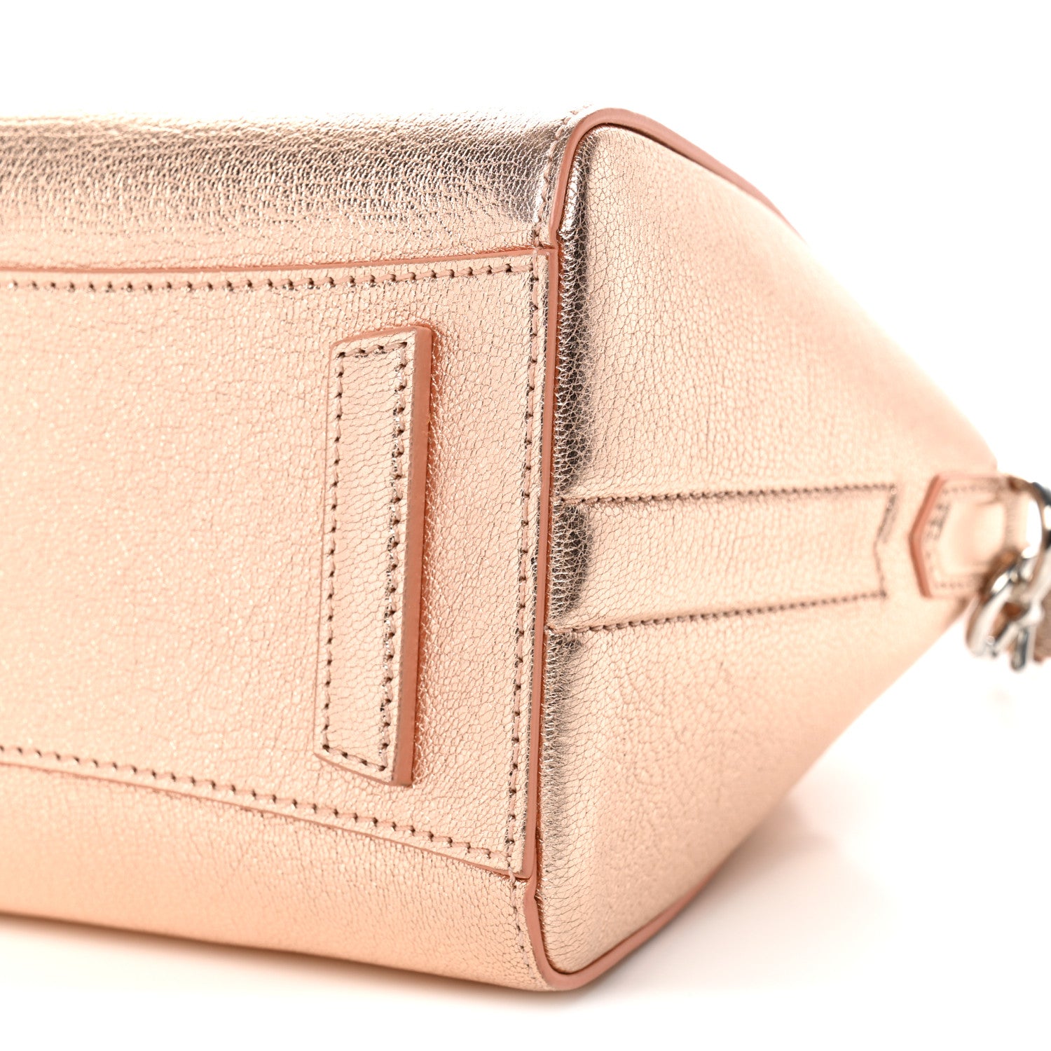 Givenchy Metallic Sugar Goatskin Mini Antigona Light Pink 10 of 11
