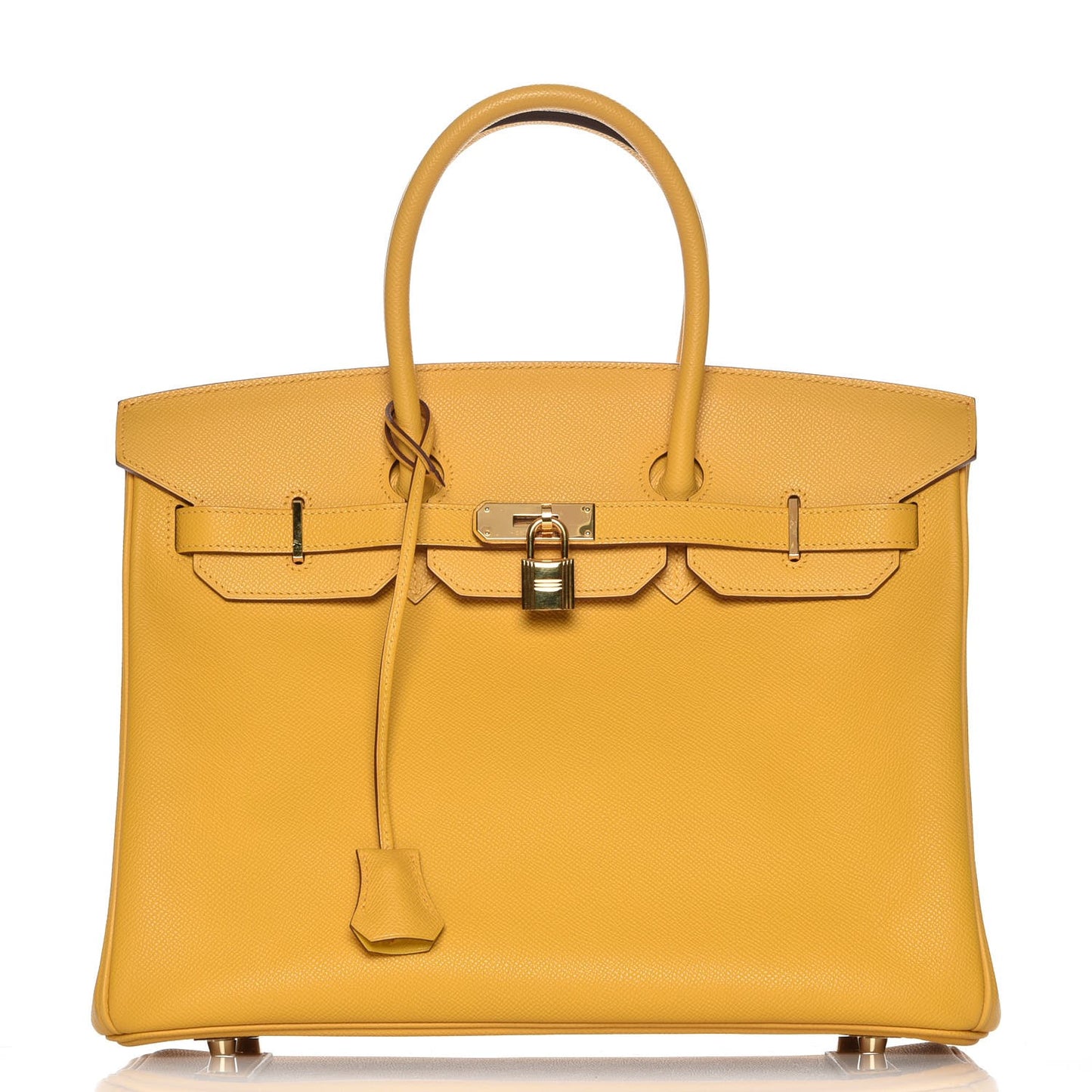 Epsom Birkin 35 Jaune D'Or