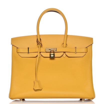 Hermes Epsom Birkin 35 Jaune D'Or 1 of 29