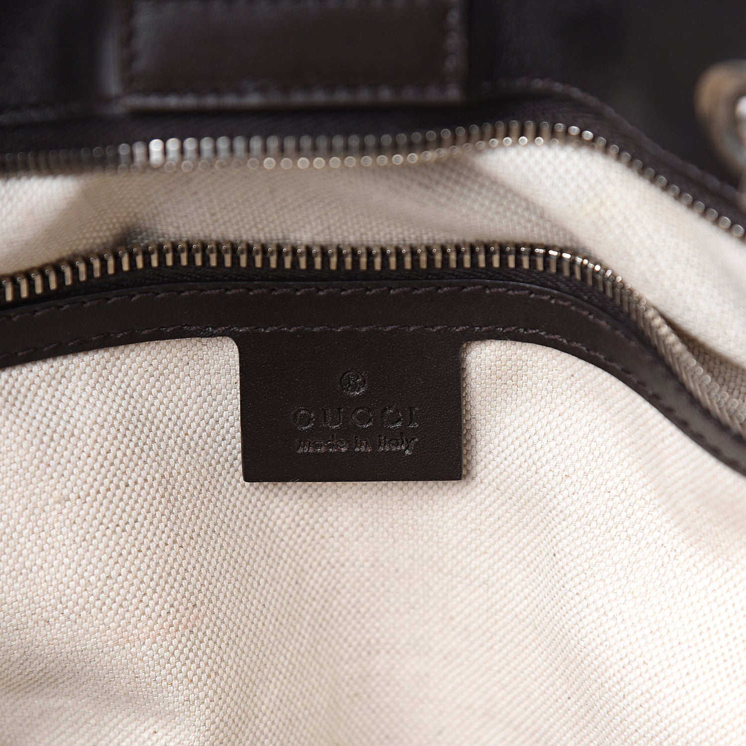 Gucci Calf Hair Bamboo Top Handle Shopper Bag Brown White 5 of 10