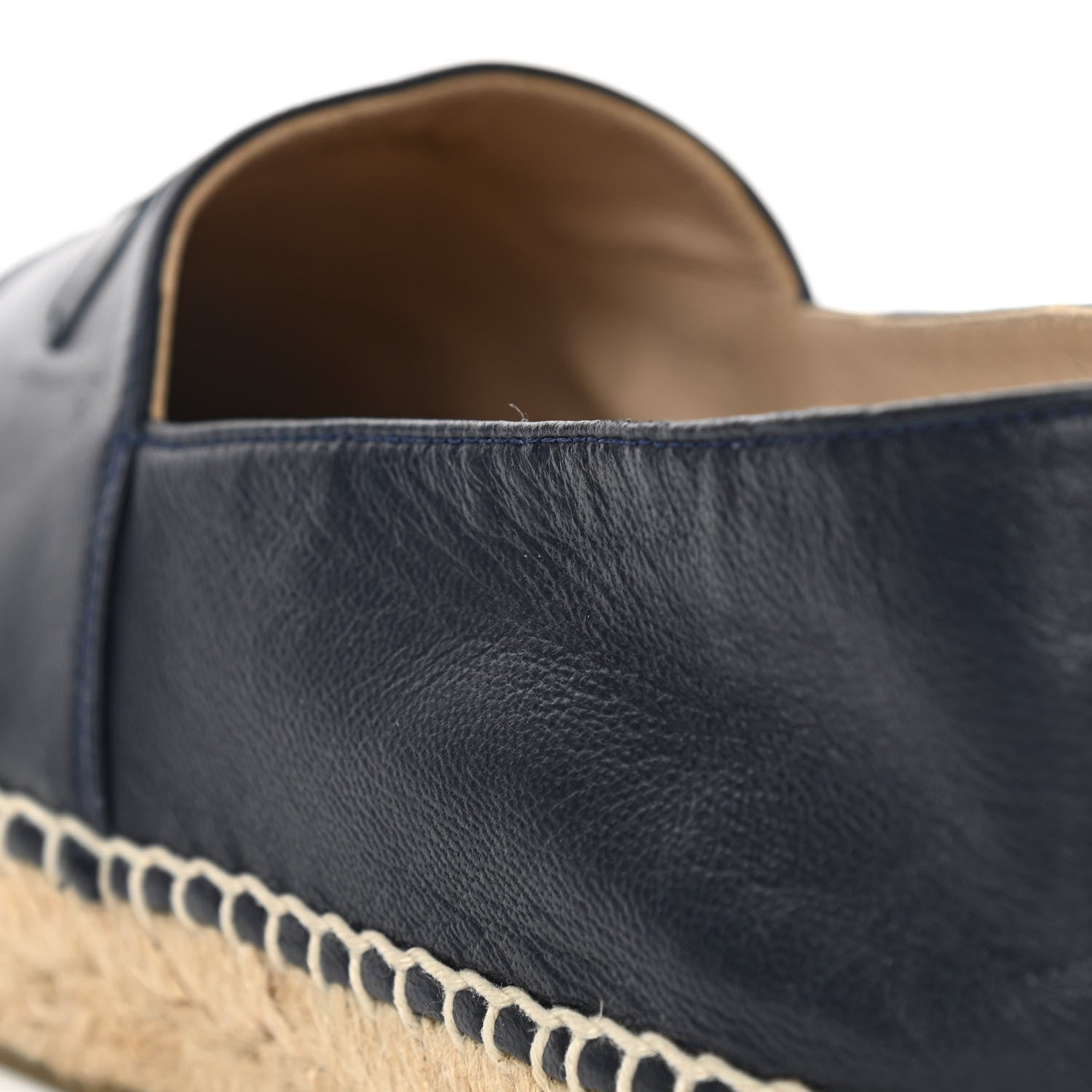 Chanel Lambskin CC Espadrilles 39 Navy Black 14 of 14