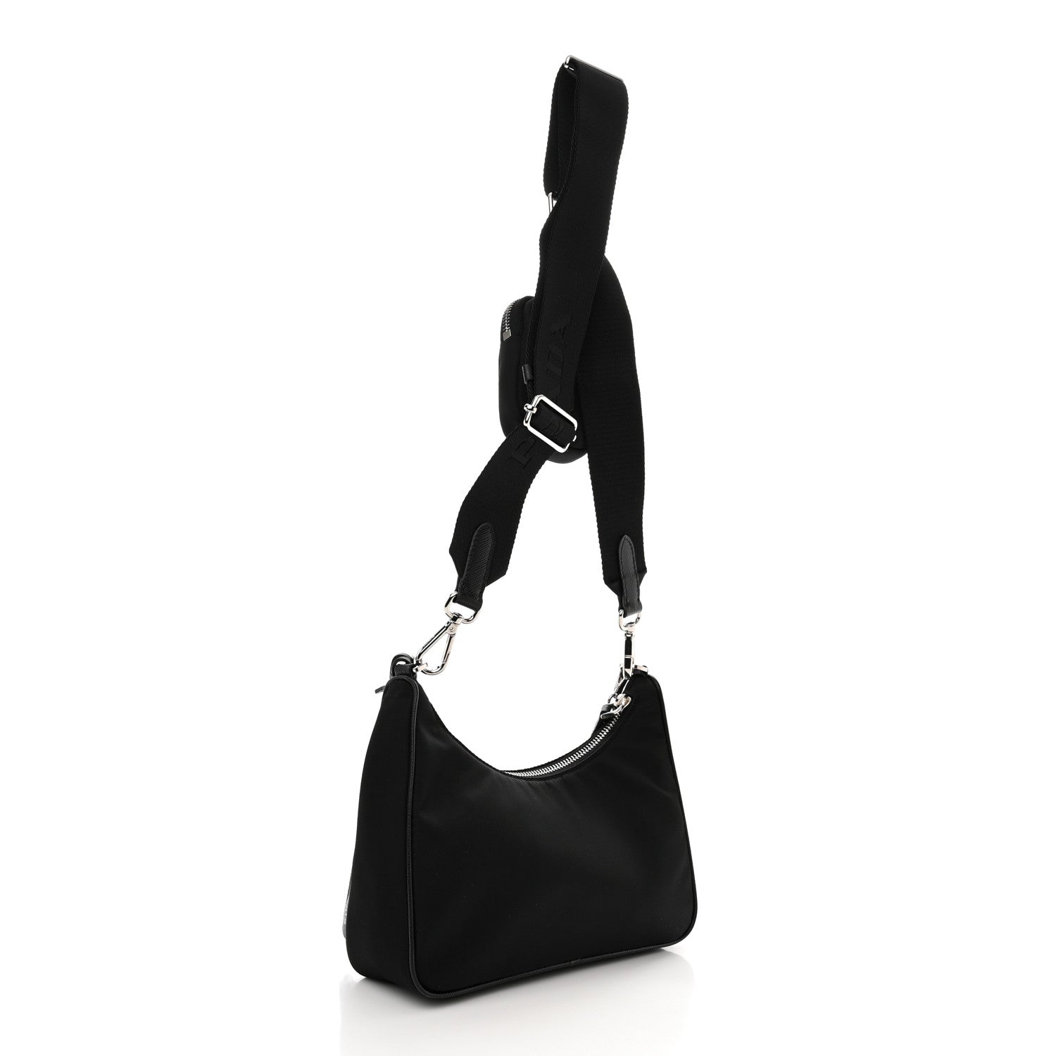 Prada Re-Nylon Saffiano Re-Edition 2005 Shoulder Bag Black 3 of 11