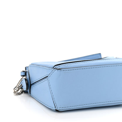 Loewe Calfskin Nano Puzzle Bag Blue 8 of 9
