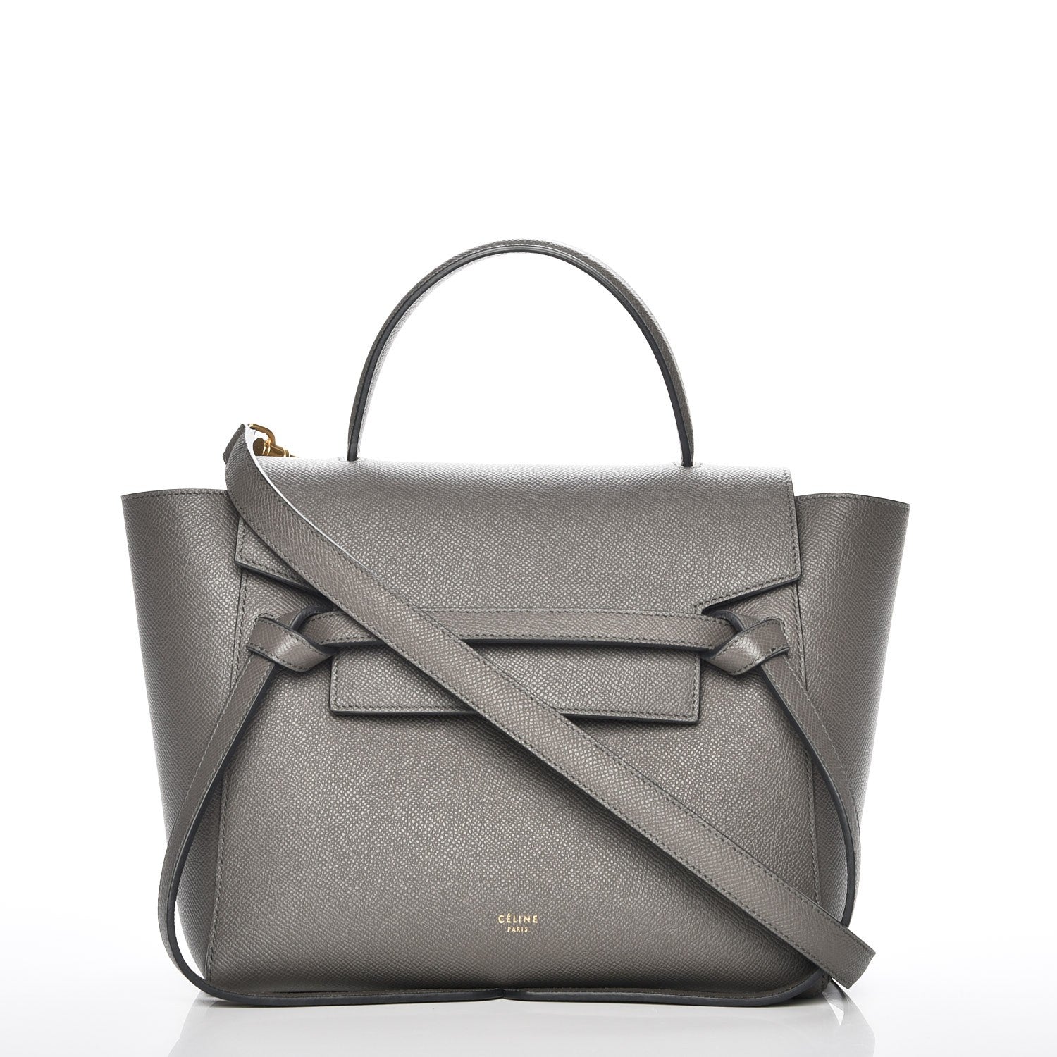 Celine Baby Grained Calfskin Micro Belt Bag Grey 4 of 10