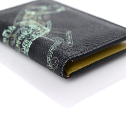 Louis Vuitton Damier Graphite Stamps Pocket Organizer NM 9 of 10