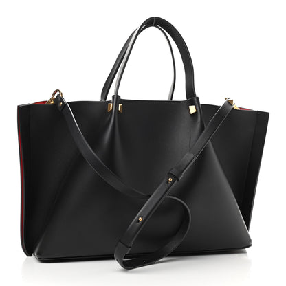 Valentino Garavani Nappa VLogo Medium Escape Tote Black 3 of 8