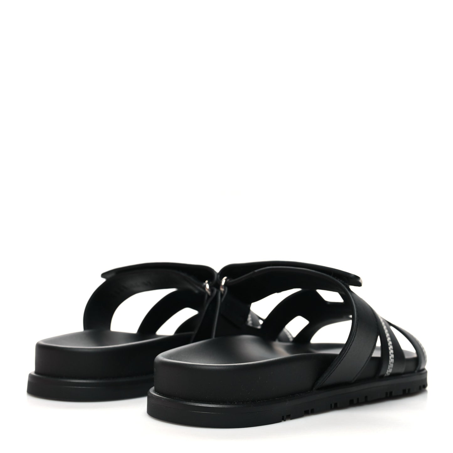 Calfskin Womens Embroidered Chypre Sandals 37 Black