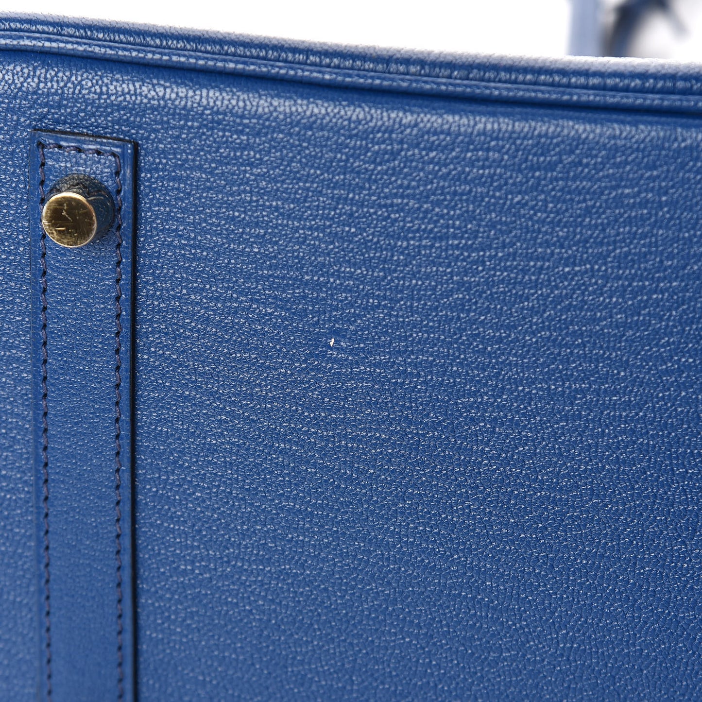 Chevre Mysore Bi-Color Horseshoe Birkin 30 Bleu Sapphire Paon
