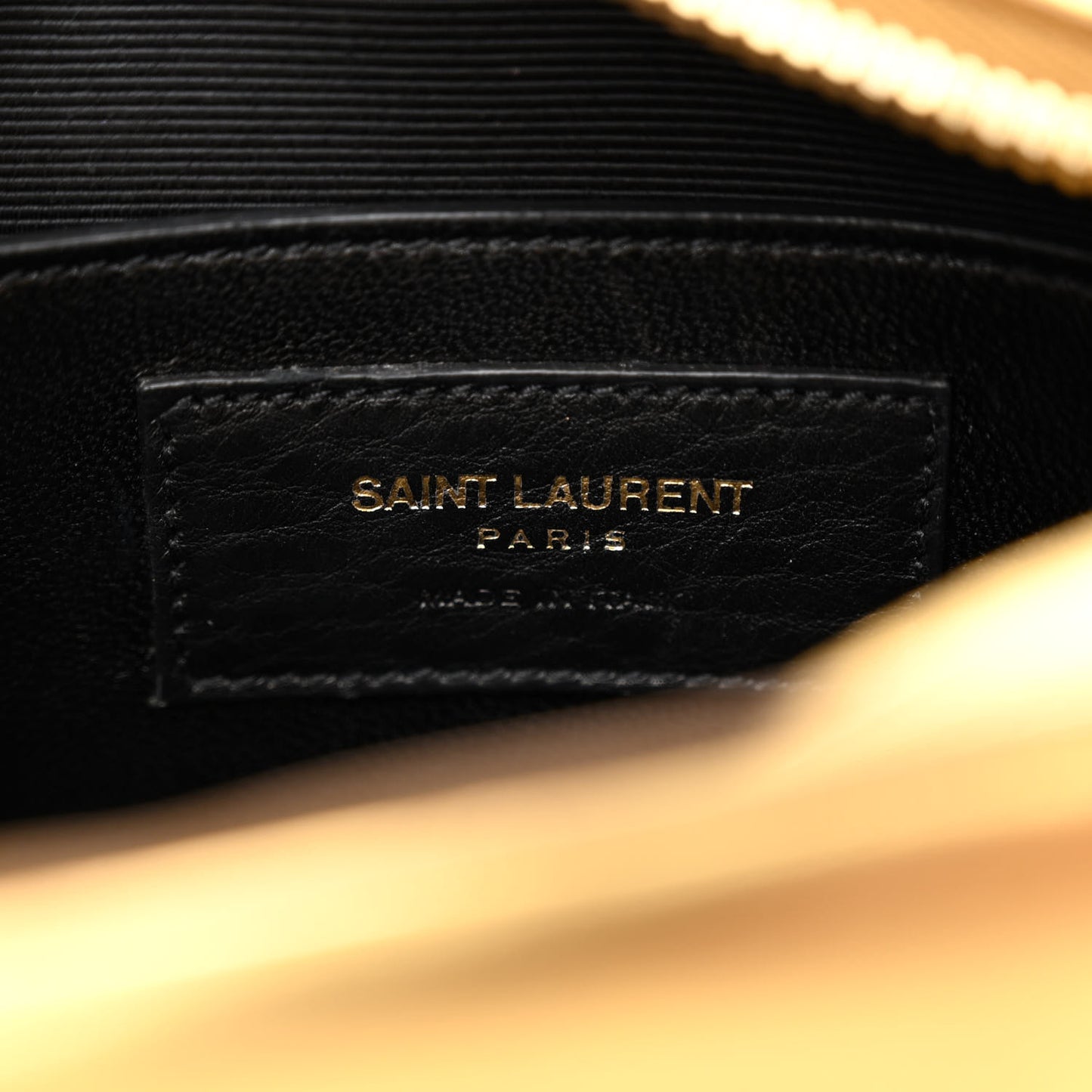 Metallic Calfskin Small Classic Monogram Camera Bag Gold
