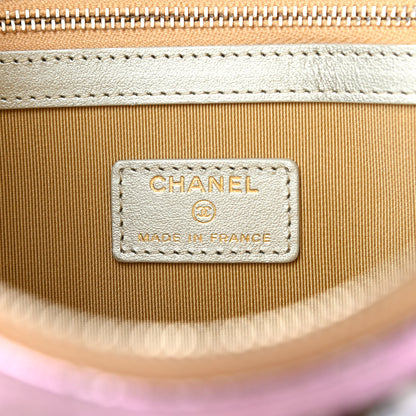Chanel Metallic Goatskin Quilted Medium 2.55 Reissue Cosmetic Case Multicolor 6 of 7