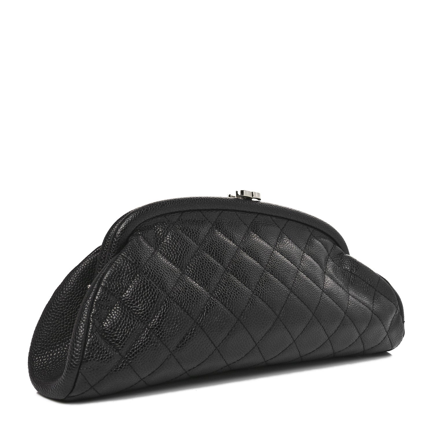 Chanel Caviar Quilted Timeless Clutch Black 3 of 11