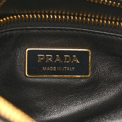 Prada Calf Hair Leopard Print Medium Aimee Shoulder Bag Honey 7 of 15