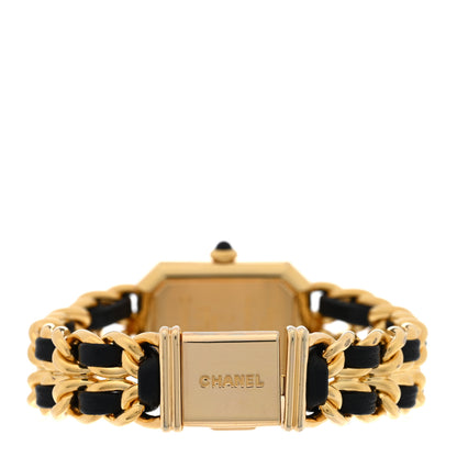 Chanel Stainless Steel Lambskin 20mm Chain Premiere Quartz Watch Gold 3 of 4