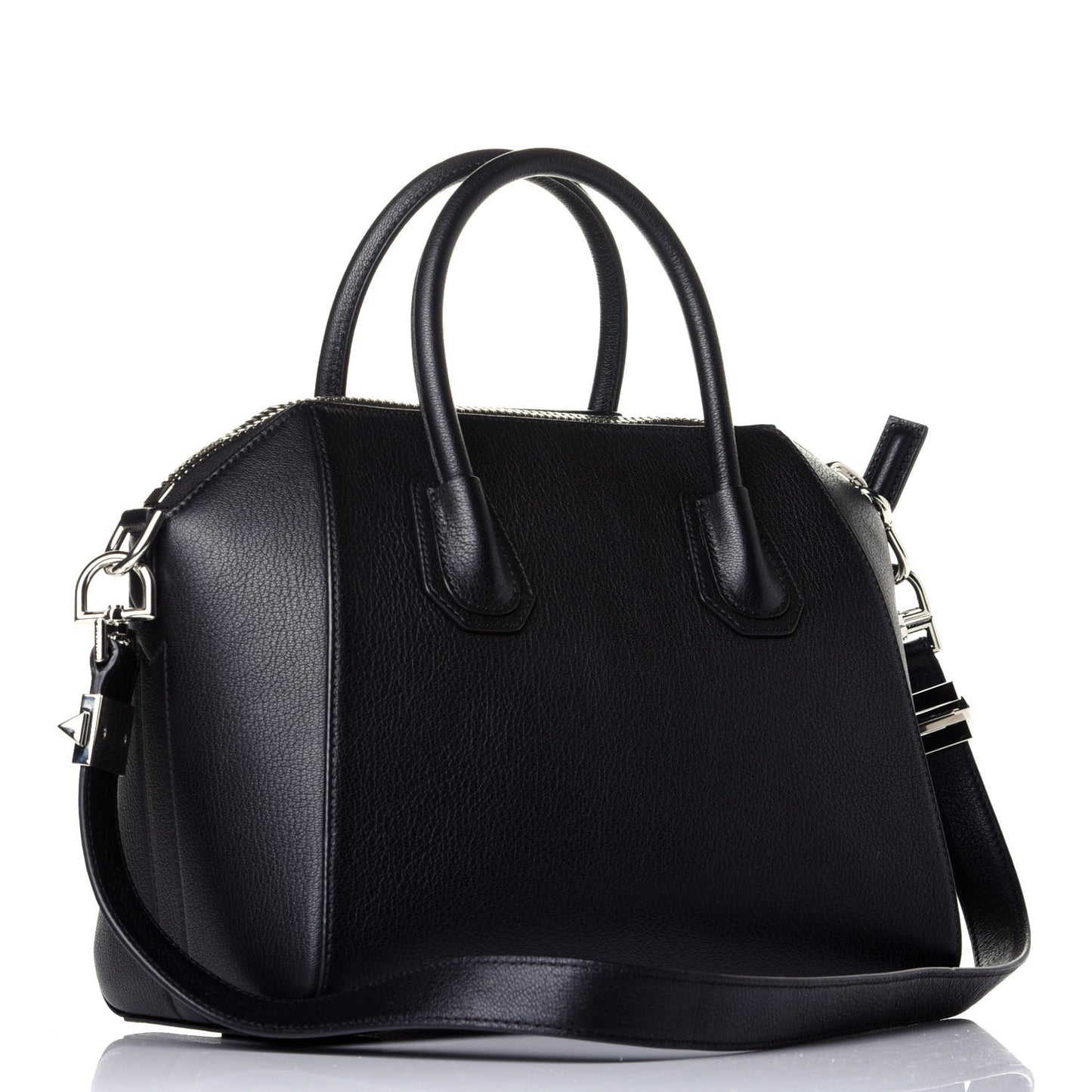 Sugar Goatskin Small Antigona Black