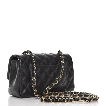 Chanel Caviar Quilted Mini Rectangular Flap Black 3 of 8