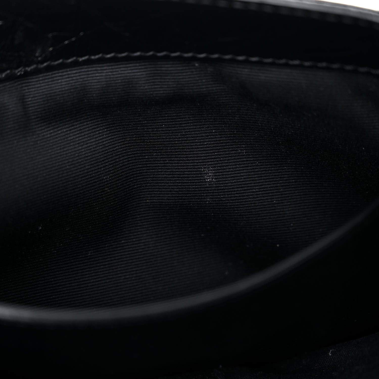 Saint Laurent Crinkled Calfskin Matelasse Monogram Medium Niki Chain Satchel Black 12 of 13