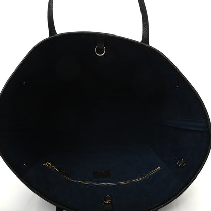 Louis Vuitton Empreinte Monogram Giant Neverfull MM Black 5 of 9