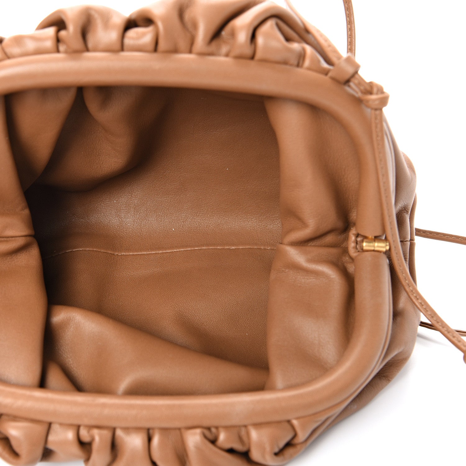 Bottega Veneta Butter Calfskin The Mini Pouch Camel 4 of 11