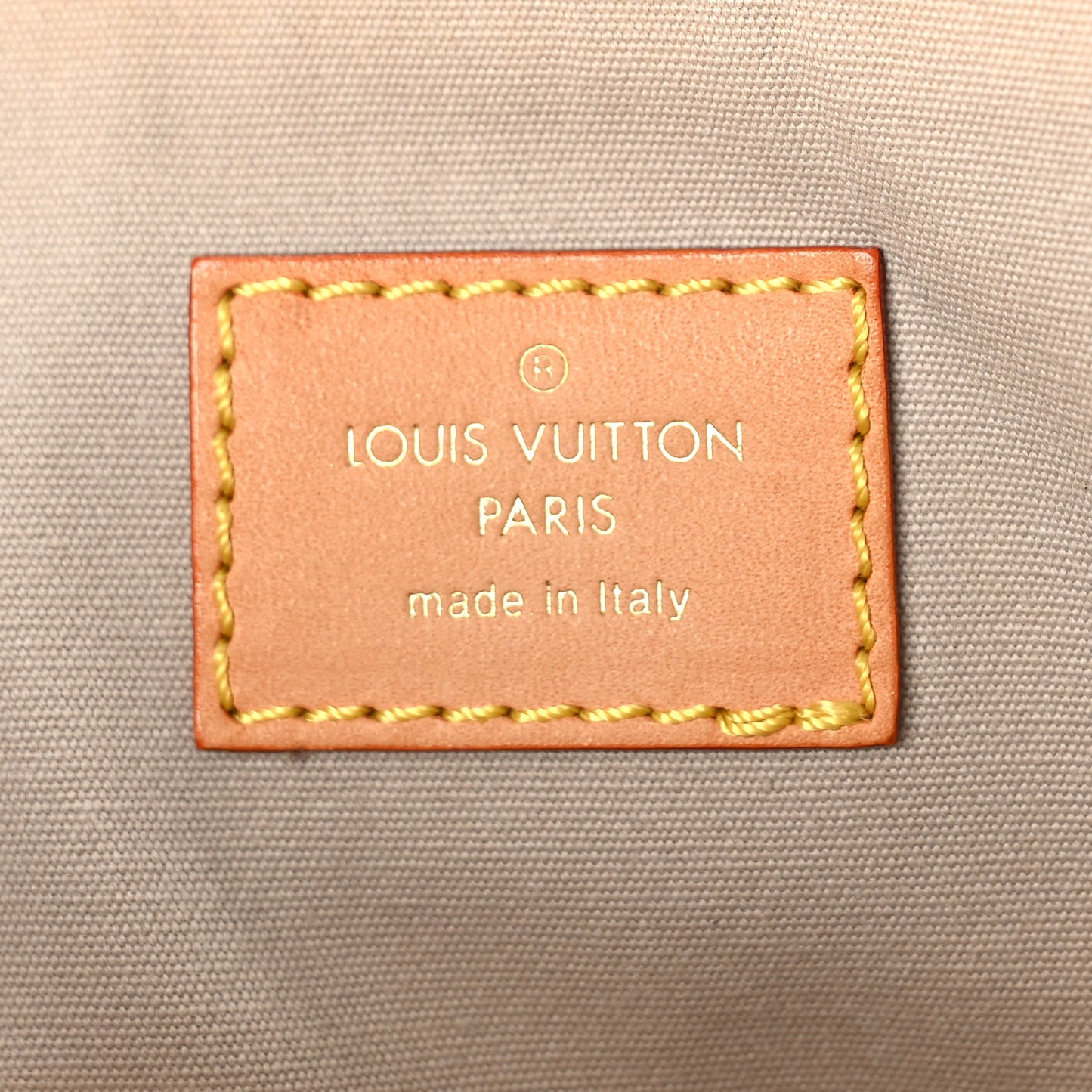 Monogram Miroir Bellevue PM Dore Gold