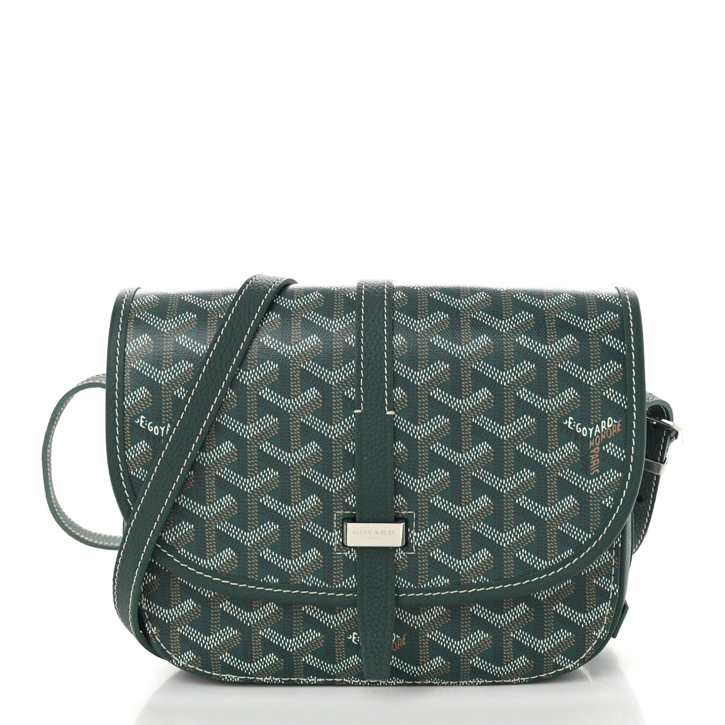 Goyardine Belvedere II PM Messenger Bag Green