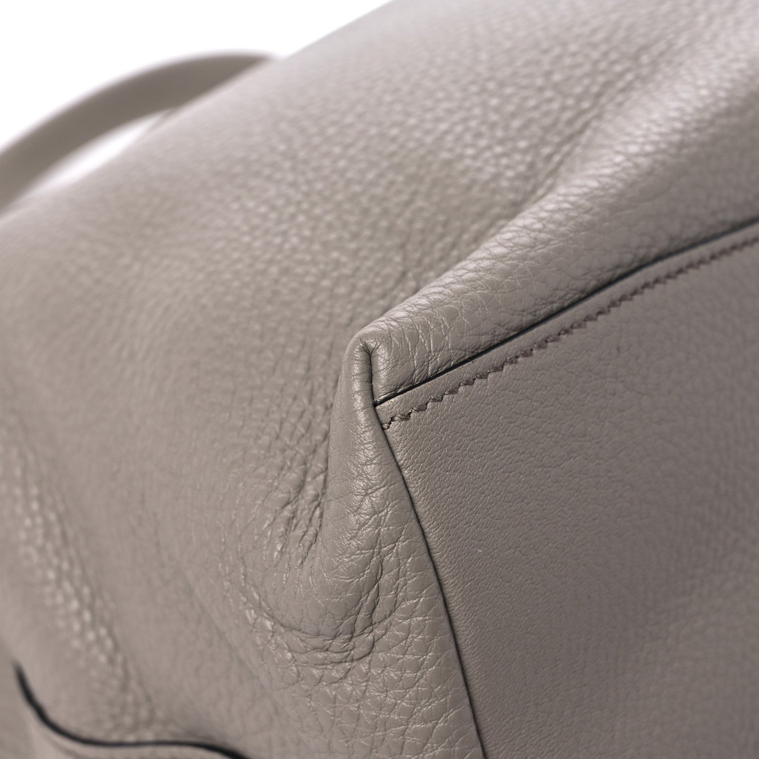 Prada Vitello Phenix Logo Hobo Argilla 9 of 11