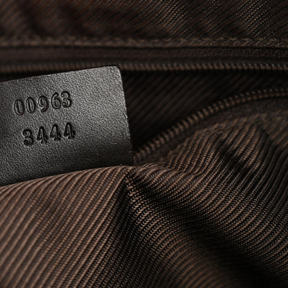 Gucci Monogram Web Jackie O Hobo Dark Brown 7 of 16