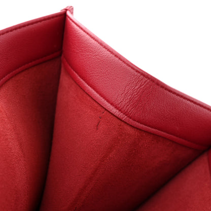 Christian Dior Calfskin Embossed Large Book Tote Red 8 of 15