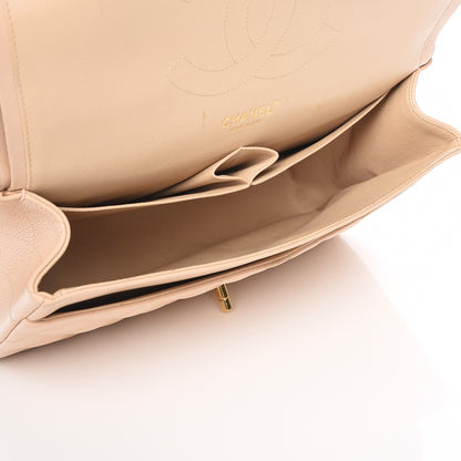 Chanel Caviar Quilted Jumbo Double Flap Beige Clair 5 of 8