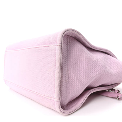Chanel Mixed Fibers Small Deauville Tote Pink 11 of 11