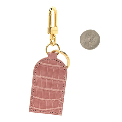 Louis Vuitton Alligator Bag Charm Key Holder Pink 2 of 4
