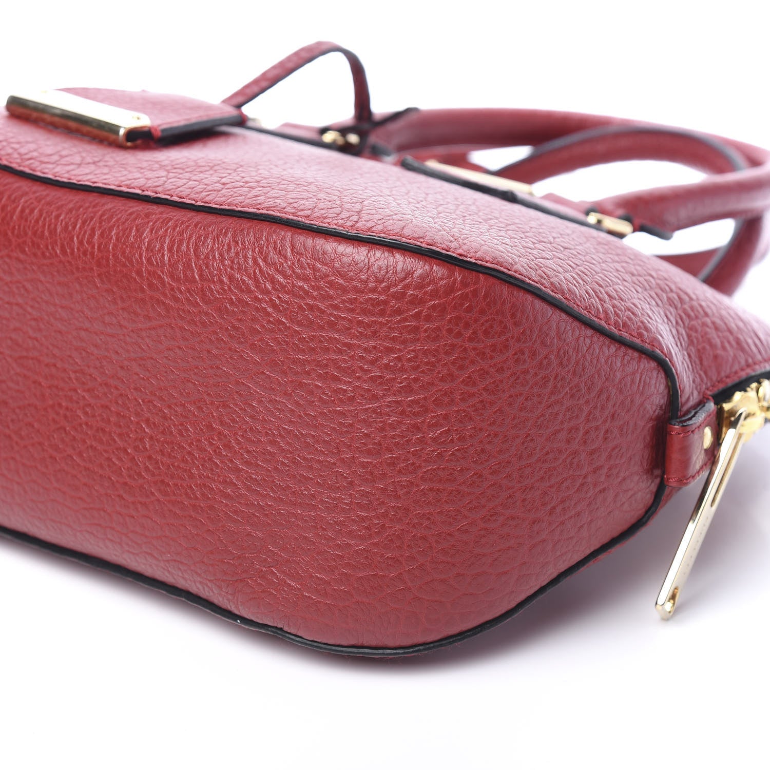 Burberry Heritage Grain Small Orchard Bowling Bag Military Red 9 of 11